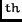 $^{th}$