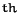 $^{th}$
